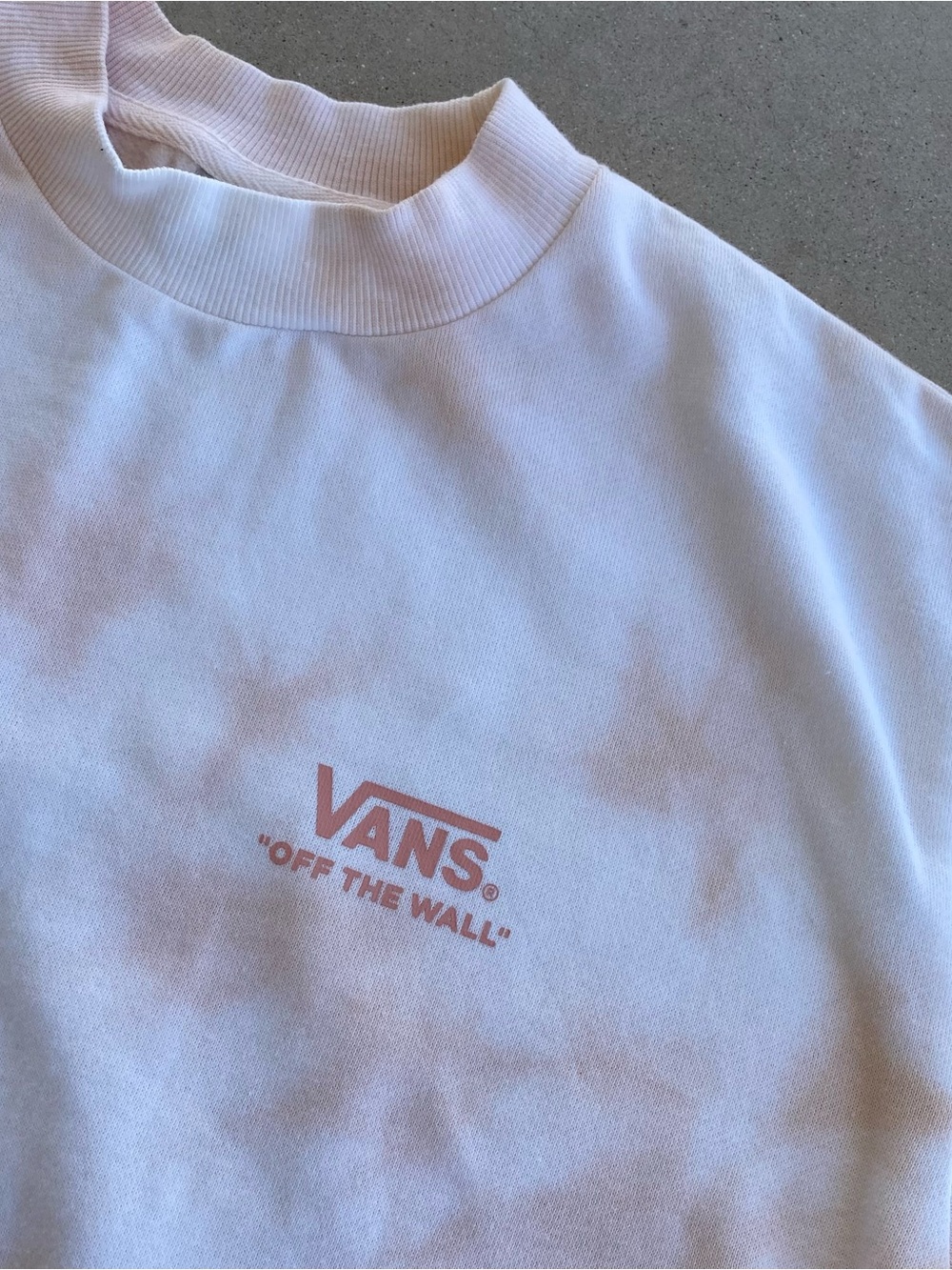 VANS Women’s Mindful Tie Dye Crop Crewneck